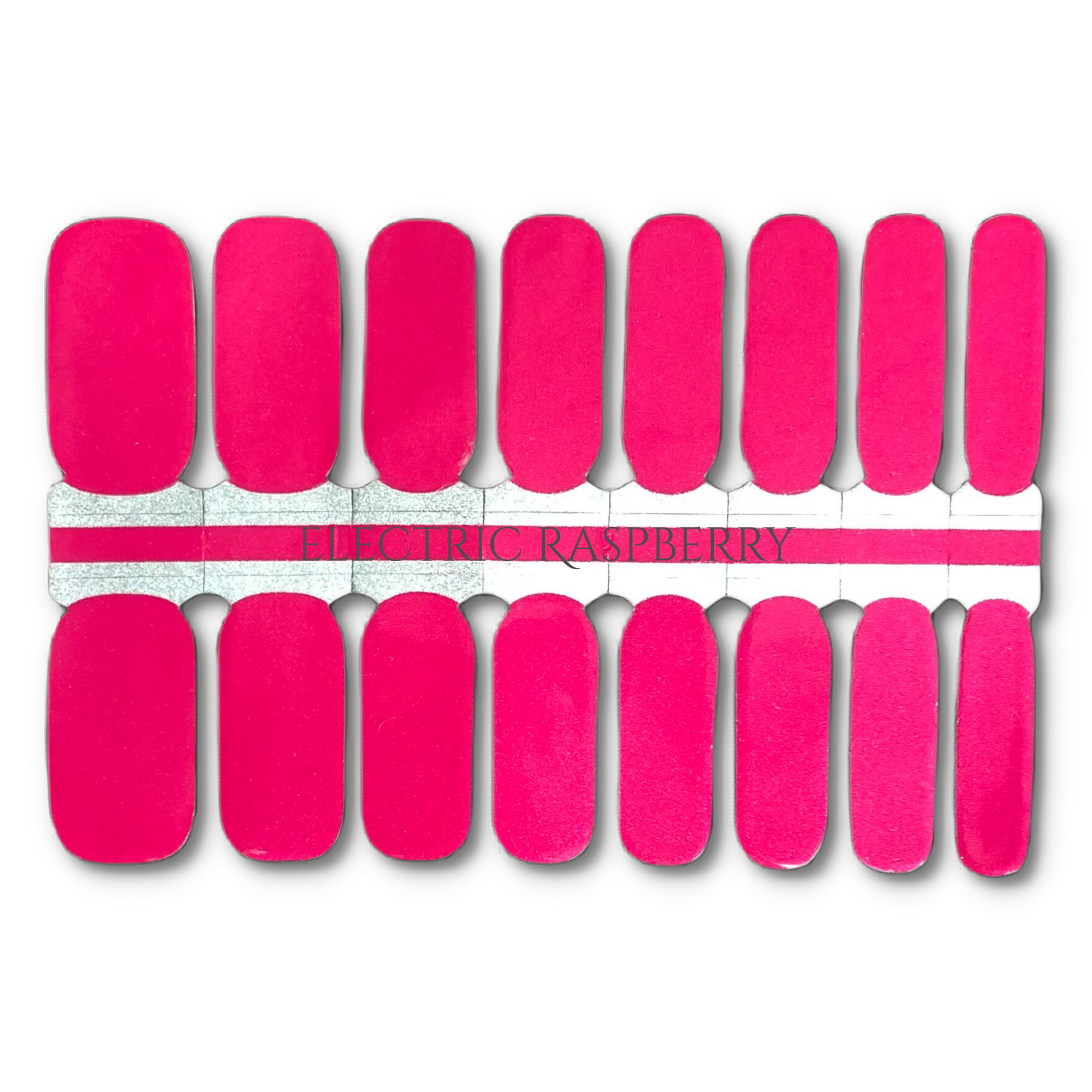 16 Real nail polish strips also called nail wraps or nail stickers. Solid metallic fleck color.